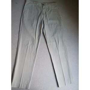 Billy Reid Pants 34 Slim Straight Leg Cotton Twill Chino Preppy Classic Italy